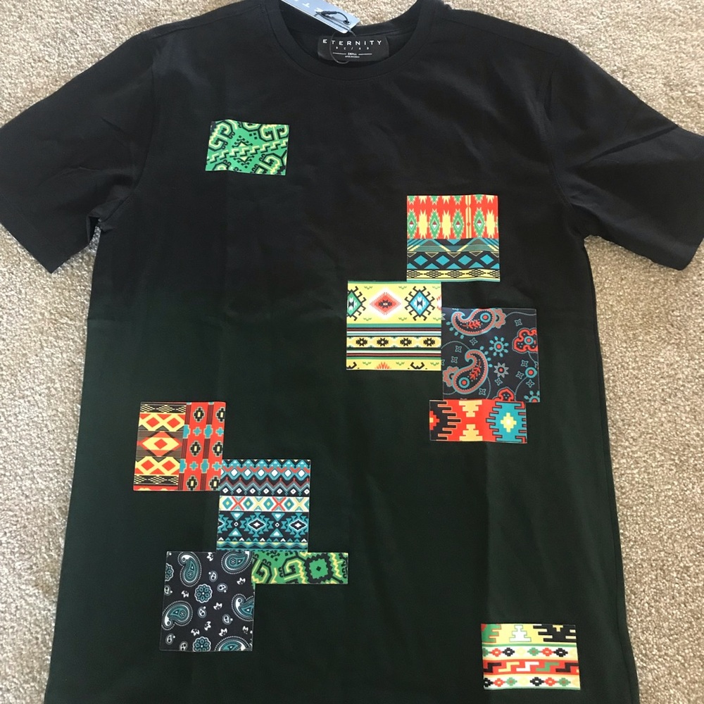 Eternity vintage t-shirt Bandana Aztec print paisley og retro shirt